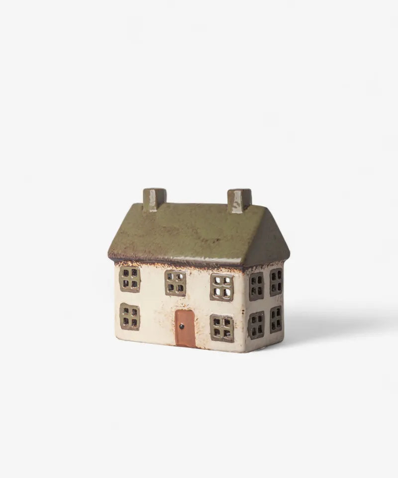 DNU Alsace Cottage Tealight Olive Green