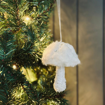 Ornament Mushroom Glitter