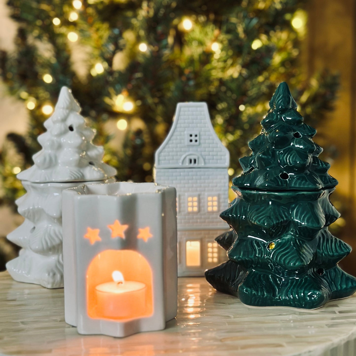 Fir Tree Ceramic Oil and Melt Burner