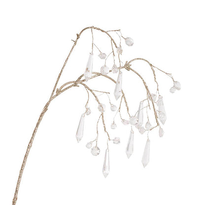 Draping Acrylic Crystal Spray Champagne