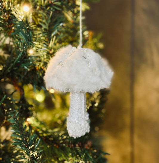 Ornament Mushroom Glitter