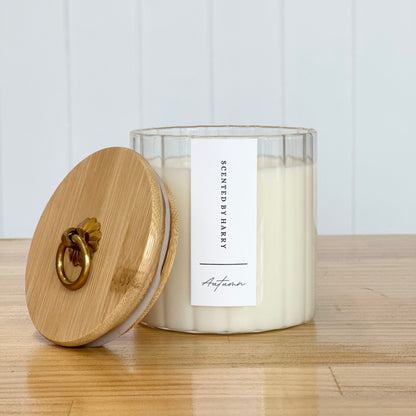 Autumn Ribbed Candle - 380g