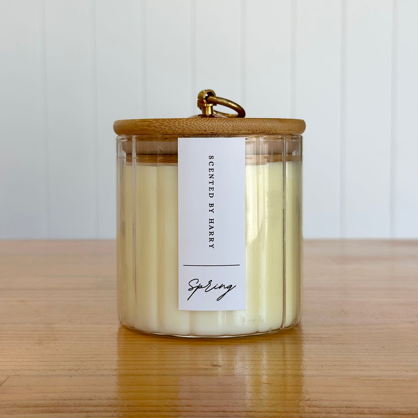 Spring Ribbed Candle 380g