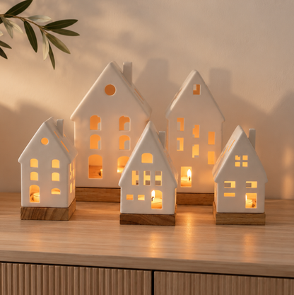 Porcelain Tea Light House Range