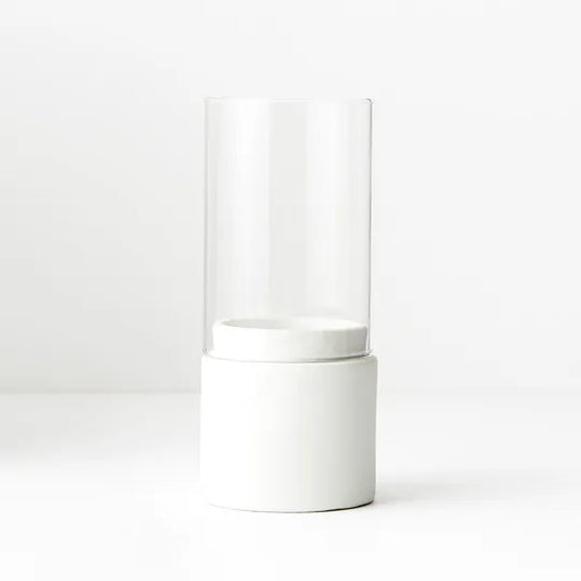 Candle Holder Lindic White