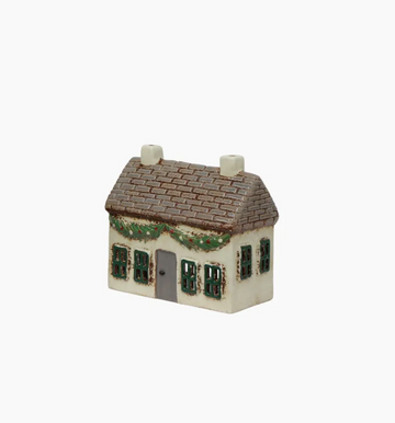 Christmas Tea Light Cottage House with Swag