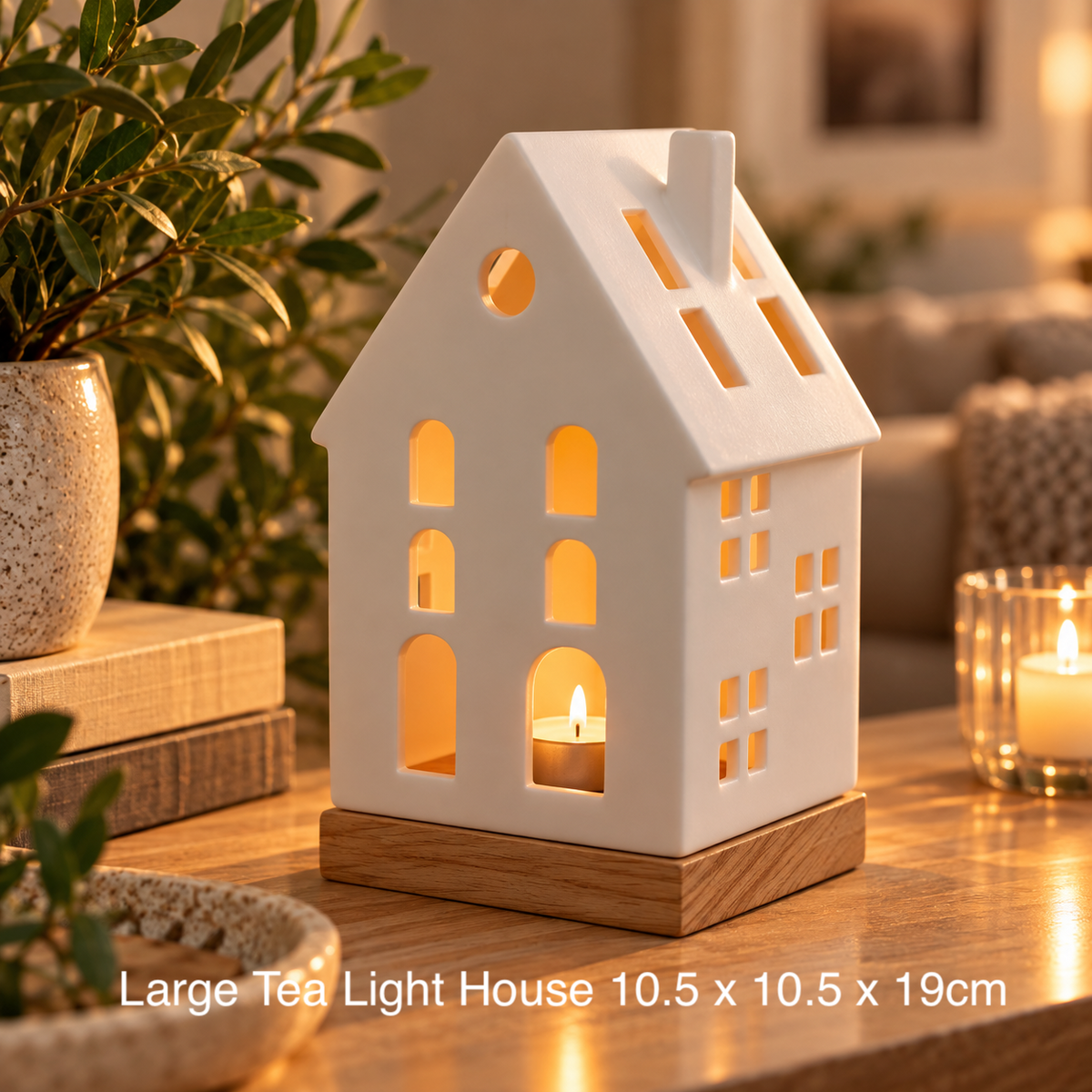 Porcelain Tea Light House Range
