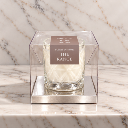 Cut Glass Petite Candle - Scents of Home Collection