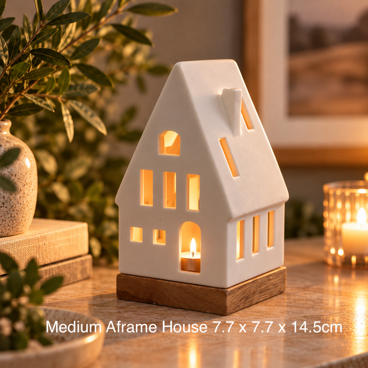 Porcelain Tea Light House Range