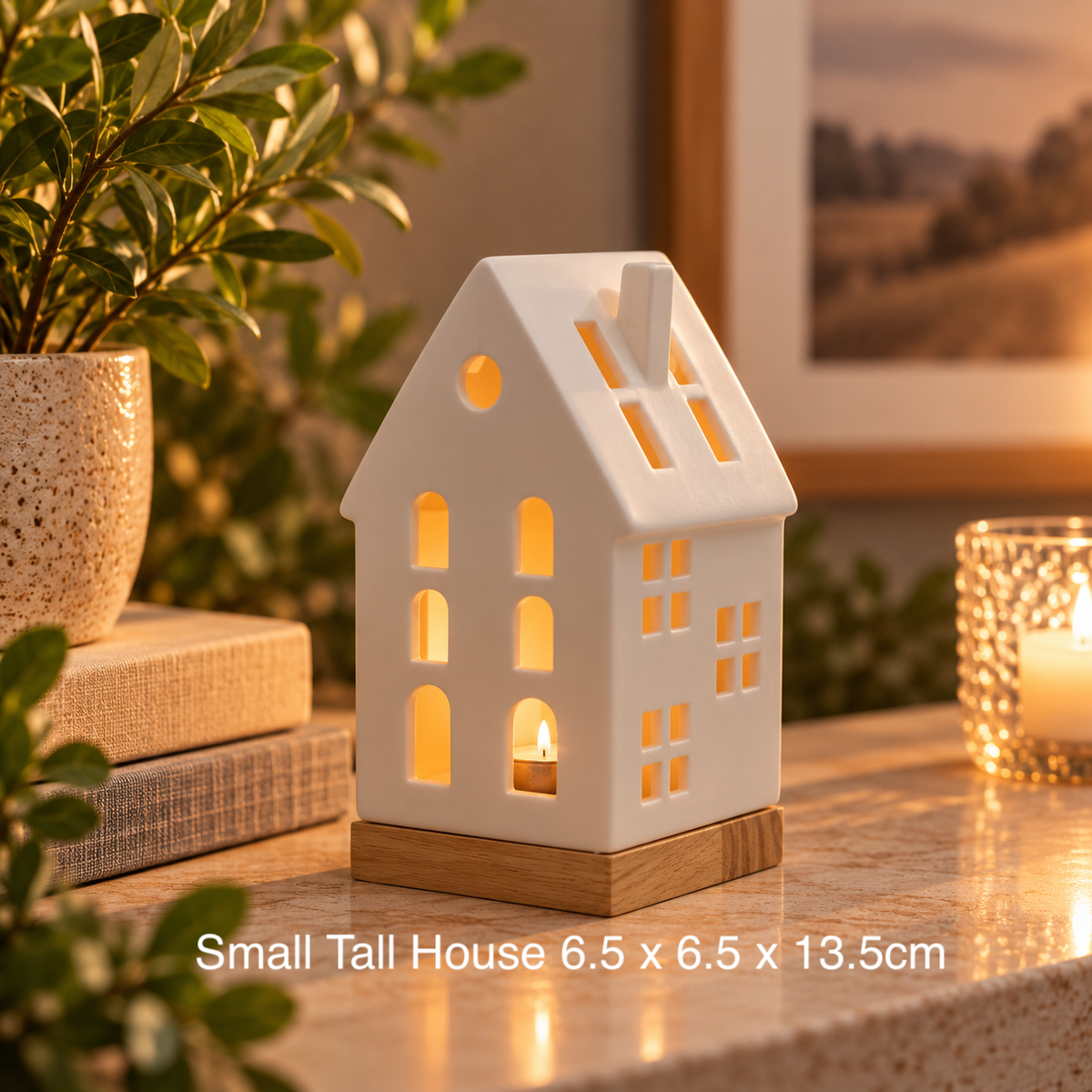 Porcelain Tea Light House Range