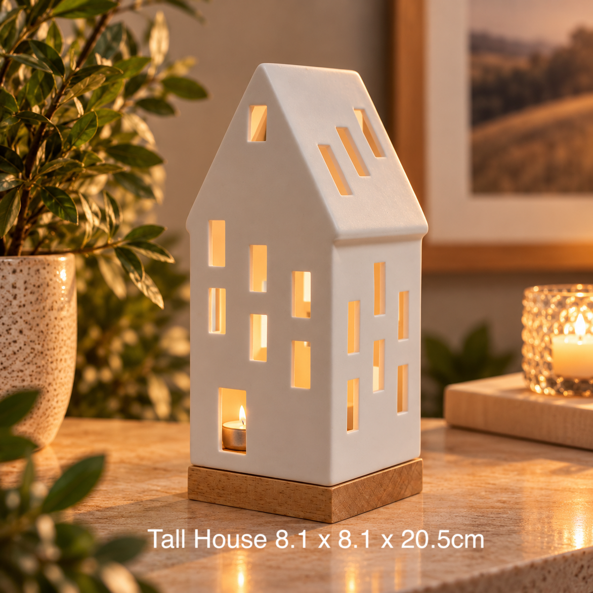 Porcelain Tea Light House Range